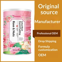 Vente directe usine OEM : Soupe instantanée de pétales de rose, de noix et de fécule de racine de lotus, substitut de repas, graines de fruits