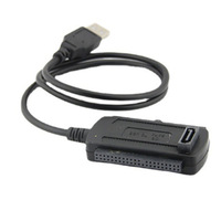 Cable Adaptador USB 2.0 3 en 1 SATA/PATA/IDE de 2.5/3.5 Pulgadas para Unidades de Estado Sólido, 0.2m, Plástico, para Computadoras