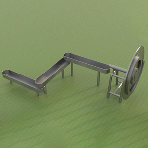 For <strong>Aqua</strong> Play Wet Deck Playground Sprinkler Stainless Steel Amusement <strong>Water</strong> Gate Archimedes Screw for School <strong>Water</strong> Park - Product Image 1