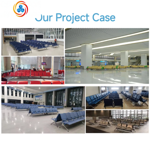 Chaises d'attente publiques 3 places en PU pour salles d'attente d'hôpitaux et aéroports - Product Image 5
