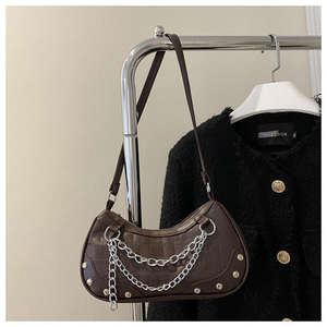 Bolso de mujer de estilo occidental de alta calidad con cremallera y borla simple, tipo bandolera. - Product Image 2