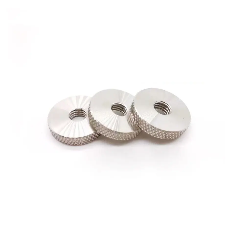 M3 M4 M5 M6 M8 Customized 304 Stainless Steel diamond Knurled Thumb Nut CNC Machining Service