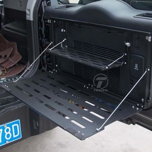 Estante de Almacenamiento Trasero de Aluminio de Alta Calidad, Diseño Defender Negro, con Fácil Instalación para JETOUR T2 Traveler SUV por TENES - Product Image 4