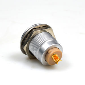 Volledig messing ronde connector Koreaanse bajonet / EGG B-serie Push-Pull/ TNC-SMA 50 Ohm/7-pins / M23 <span class=keywords><strong>3</strong></span>-12-pins mannelijke-vrouwelijke montage-aansluiting - Product Image 6