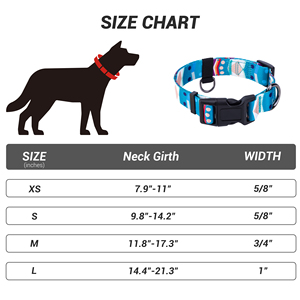 맞춤 제작 가능하고 튼튼하며 내구성이 뛰어난 대형견 및 소형견용 폴리에스터 반려견 목줄 - Product Image 5