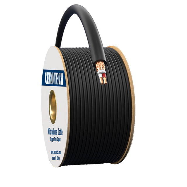 Factory HIFI Micro Cable OFC Copper Balanced Audio Cable for Speaker PVC Jacket Combination for Amplifier Mixer Installation
