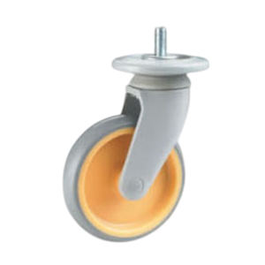 Venta Directa de Fábrica: Ruedas Giratorias Médicas para Hospital con Freno, Rodamiento Simple de Alta Calidad, Capacidad de Carga de 70kg/80kg, 100mm/125mm - Product Image 2