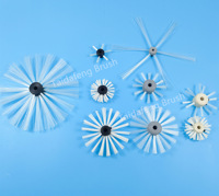 Brosses rondes TDF Picote pour le nettoyage des tuyaux, avec poils en nylon et noyau en POM, pour la plomberie