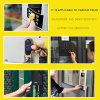 Ab Lager: NFC-Schlüsselanhänger, Zugangskontrollkarten, Türöffner-Schlüsselanhänger, F08 Chip RFID-Schlüsselanhänger für Zugangskontrolle und Türschlösser