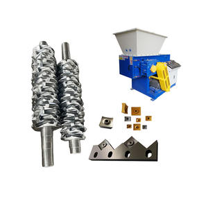 เครื่องหั่นแบบเพลาเดียวชิ้นส่วนเครื่องจักรสำหรับใบพัดพลาสติกและยางอะไหล่ใบมีดโรเตอร์แบบอัตโนมัติ - Product Image 5