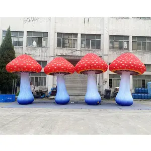 Alice au pays des merveilles Décoration de fête à thème Modèle de champignon gonflable