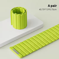 YETFUL – Poids réglables et pliables pour poignets et chevilles, pour exercices aérobiques, Pilates, mise en forme corporelle, bracelet universel en silicone et fer