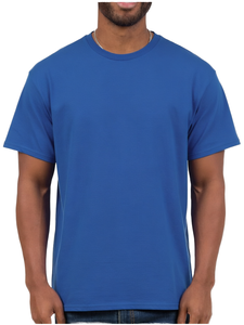 Camisetas de Manga Corta para Hombre, 100% Algodón, Casuales, Transpirables, Tejidas, Lisas, de Color Sólido, al por Mayor - Product Image 1