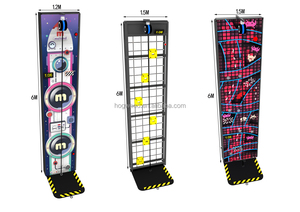 อุปกรณ์สนามเด็กเล่นในร่มอุปกรณ์ปีนกำแพงกำแพงปีนเขาขนาดใหญ่สำหรับมืออาชีพ - Product Image 4