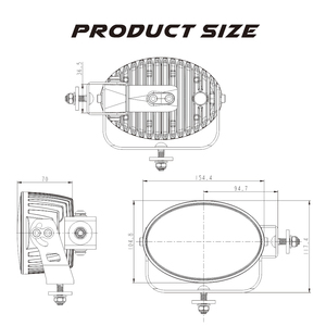Ece R10 siêu sáng lái xe tại chỗ lũ chùm 6inch vuông ATV UTV 4x4 off road xe tải xe 24V 12V Cube chiếu <span class=keywords><strong>LED</strong></span> làm việc ánh sáng - Product Image 4