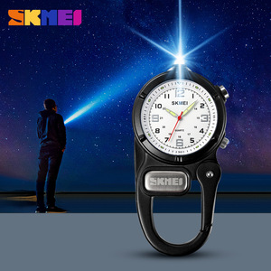 Skmei Outdoor Sports Watch With Flashlight And Carabiner For Hiking And Camping - Product Image 1