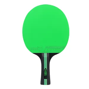 Regail 3 Ster Groene Tafeltennis Racket 1Pc 1 Zak Houten Racket Met Zwart Gezicht Professionele Tafeltennis Peddels ping Pong Bat