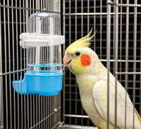 Abreuvoir automatique pour oiseaux, en plastique, grande capacité, résistant aux chutes, accessoires pour cage à oiseaux