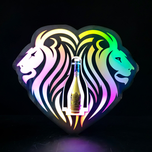 Logotipo personalizado Control recargable Bebidas Tinas LED Botella Demostrador Premium Led Botella Presentador - Product Image 1