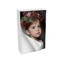 Papier autocollant photo jet d'encre brillant de qualité supérieure, format personnalisé A3/A4/A5/A6, surface perlée, marque Topa, 135 g/m², vente en gros