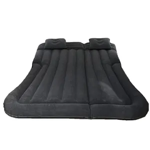 New Portable flocking with PVC Travel Car Back Seat Sleep Rest Inflatable Mattress Air Bed Car Bed