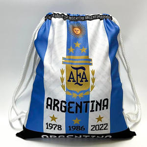 Sac à dos de sport en verre avec cordon de serrage pour l'entraînement de football AC <span class=keywords><strong>Ronaldo</strong></span> Barcelone Chelsea Argentine - Product Image 4