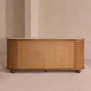 Meubles en bois massif de <span class=keywords><strong>haute</strong></span> qualité en chêne <span class=keywords><strong>Armoire</strong></span> de <span class=keywords><strong>salle</strong></span> <span class=keywords><strong>à</strong></span> <span class=keywords><strong>manger</strong></span> <span class=keywords><strong>à</strong></span> la mode avec dessus en marbre - Product Image 5