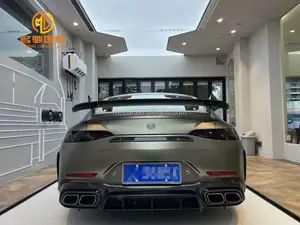 Front Lip Side Skirt Diffuser Spoiler Fender Vent Top-car Style Body Kit For Mercedes-Benz AMG-GT63 AMG