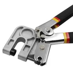 Aluminum Stud Crimper Plier 10 Inch Smooth Jaw 1 in-1/2 in Flat Tip Soft Grip Handle Industrial Grade Crimping Tool - Product Image 5