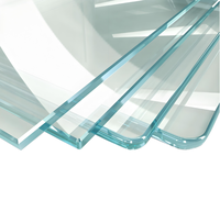 Verre plat double vitrage creux trempé transparent à haute transmission lumineuse, design moderne pour portes industrielles et résidentielles