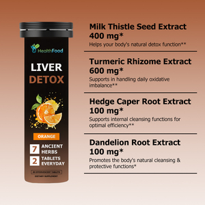 High Quality Liver Detox Tablets with Licorice Root Extract Digestive Support Boost Metabolism Support Protective Tablets - Product Image 3