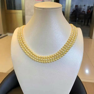 Collar de Perlas con Diseño de Globo de Aurora Boreal Natural, Colorido, Retro, de Lujo, Cadena de Clavícula Pequeña y Exclusiva - Product Image 2