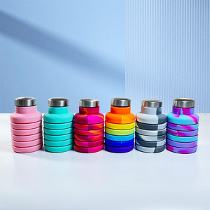 Vaso Plegable de Silicona y PP Resistente a Altas Temperaturas, 500ml, Retráctil, para Ciclismo y Deportes al Aire Libre, Éxito de Ventas Transfronterizo - Product Image 3