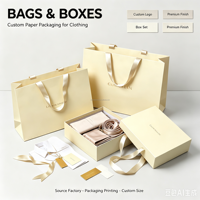 Sac de shopping en papier cartonné pliable avec poignées en corde de coton enduite de luxe, impression offset pour l'emballage des bougies