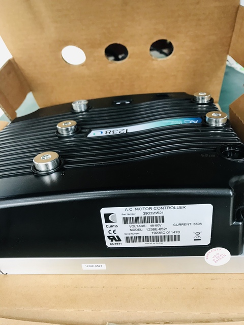 48v 80v 550a  Ev Conversion Kits 1238E-6521 Golf Cart Traction Motor Controller Forklift Ac Programmable Controller