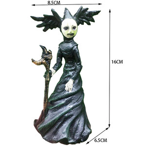 Venta al por mayor de la fábrica de resina estatuas decoración varita bruja - Product Image 2