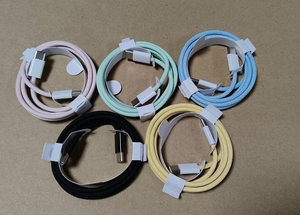 Câble de Chargeur USB Type-C PD pour iPhone 15, en Nylon Tressé Coloré, Charge Rapide pour Samsung - Product Image 4