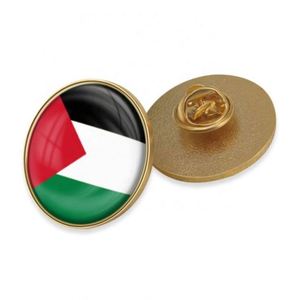 Bandera Esmaltada Personalizada con Serigrafía en Oro/Oro Rosa para Insignia con Bandera Palestina (Portátil) - Product Image 5