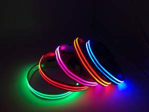 Clignotant Collier De Chien Collier Pour Animaux de compagnie Réglable Collier De Chien <span class=keywords><strong>Led</strong></span> - Product Image 2