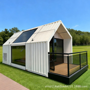 Mini caravane de voyage pour 4 personnes, en aluminium, moderne, légère, avec évier, sol en PVC gris - Product Image 4