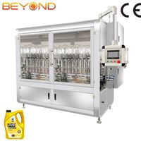 Machine de remplissage et de bouchage automatique d'huile lubrifiante de haute précision 3000BPH
