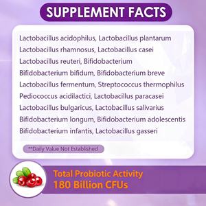 Cápsula probiótica das mulheres com 180 bilhões CFUs prebióticos orgânicos, extrato de <span class=keywords><strong>cranberry</strong></span> para PH Balance & saúde uretral - Product Image 4