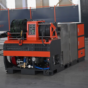 AMJET descuento innovador 300bar 40lpm máquina de limpieza de alta presión de agua máquina de limpieza de drenaje - Product Image 5