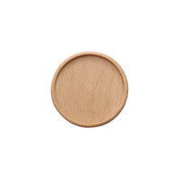 Sous-verres en bois massif Planches de sous-verres en bambou et en hêtre Vaisselle en bois naturel