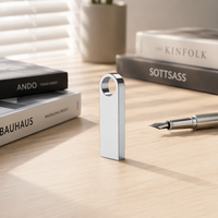 Clés USB 2.0 en métal personnalisées en gros à bas prix, 2 Go-64 Go, garantie 5 ans, marque OEM/ODM, vente en gros