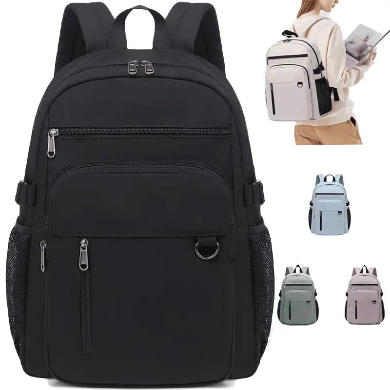 Custom classic bookbag waterproof fashion teenagers backpack back bags logo school bags for middle and college students