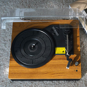 <span class=keywords><strong>Altavoces</strong></span> Estéreo Inalámbricos al <span class=keywords><strong>Mejor</strong></span> Precio, Transmisor Inalámbrico, <span class=keywords><strong>Tocadiscos</strong></span> de 3 Velocidades, Reproductor de Vinilo, Forma de Caja de Fonógrafo - Product Image 3