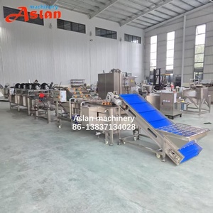 500 kg/giờ khô ngày & Apricot <span class=keywords><strong>Nuts</strong></span> làm sạch máy giặt dòng máy móc thực phẩm PLC kiểm soát 220V CE chứng nhận - Product Image 2