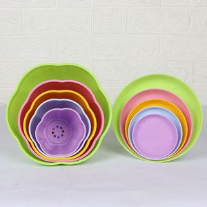 Grands pots <span class=keywords><strong>de</strong></span> fleurs en PP avec trou <span class=keywords><strong>de</strong></span> drainage - Jardinières <span class=keywords><strong>de</strong></span> style farmhouse et écologiques pour plantes succulentes et usage extérieur/intérieur - Product Image 3