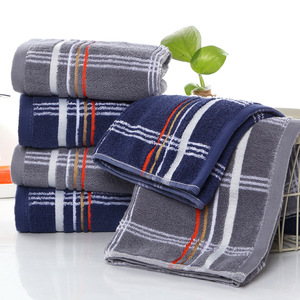 ผ้าขนหนูผ้าฝ้ายลายสก๊อตบริสุทธิ์ 35x75 ซม. ผ้าขนหนูของขวัญที่เหมาะกับผิวสำหรับผู้ชายและผู้หญิง - Product Image 2